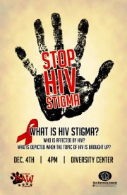 stop hiv stigma poster
